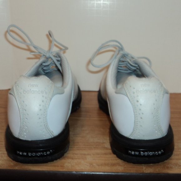 New Balance WG1275W Women's Size 6 Golf Shoes White Black Lace Up Soft Spike - Picture 4 of 11